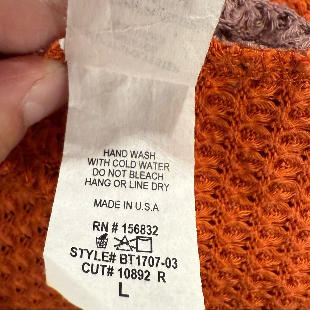 Bibi Multicolor Patchwork Waffle Knit Top - image 6